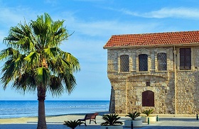 cyprus larnaca seafront promenade 1